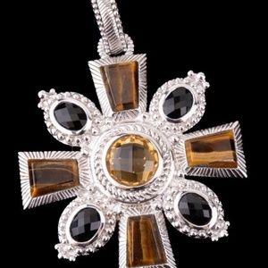 Judith Ripka sterling silver pendant